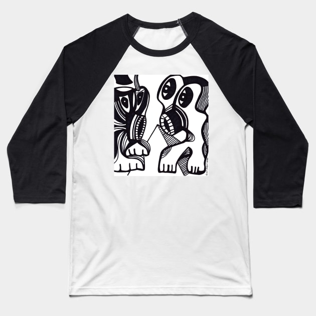 Oval Sphinxes Taken Baseball T-Shirt by dennye